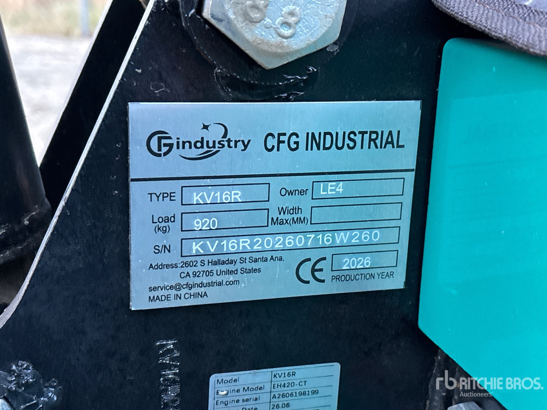 2026 CFG KV16R