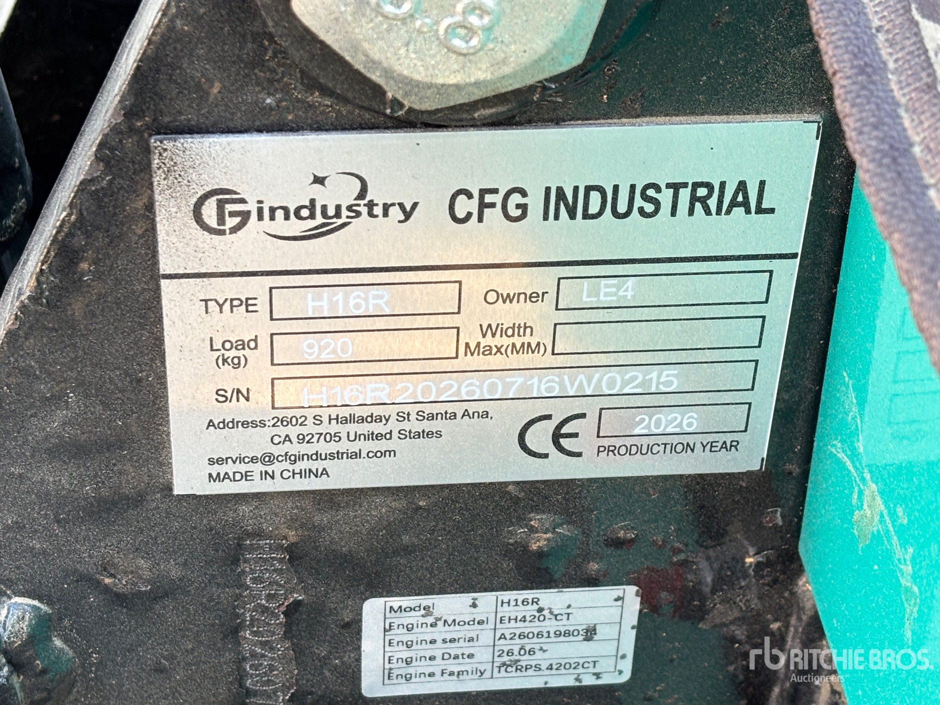 2026 CFG H16R