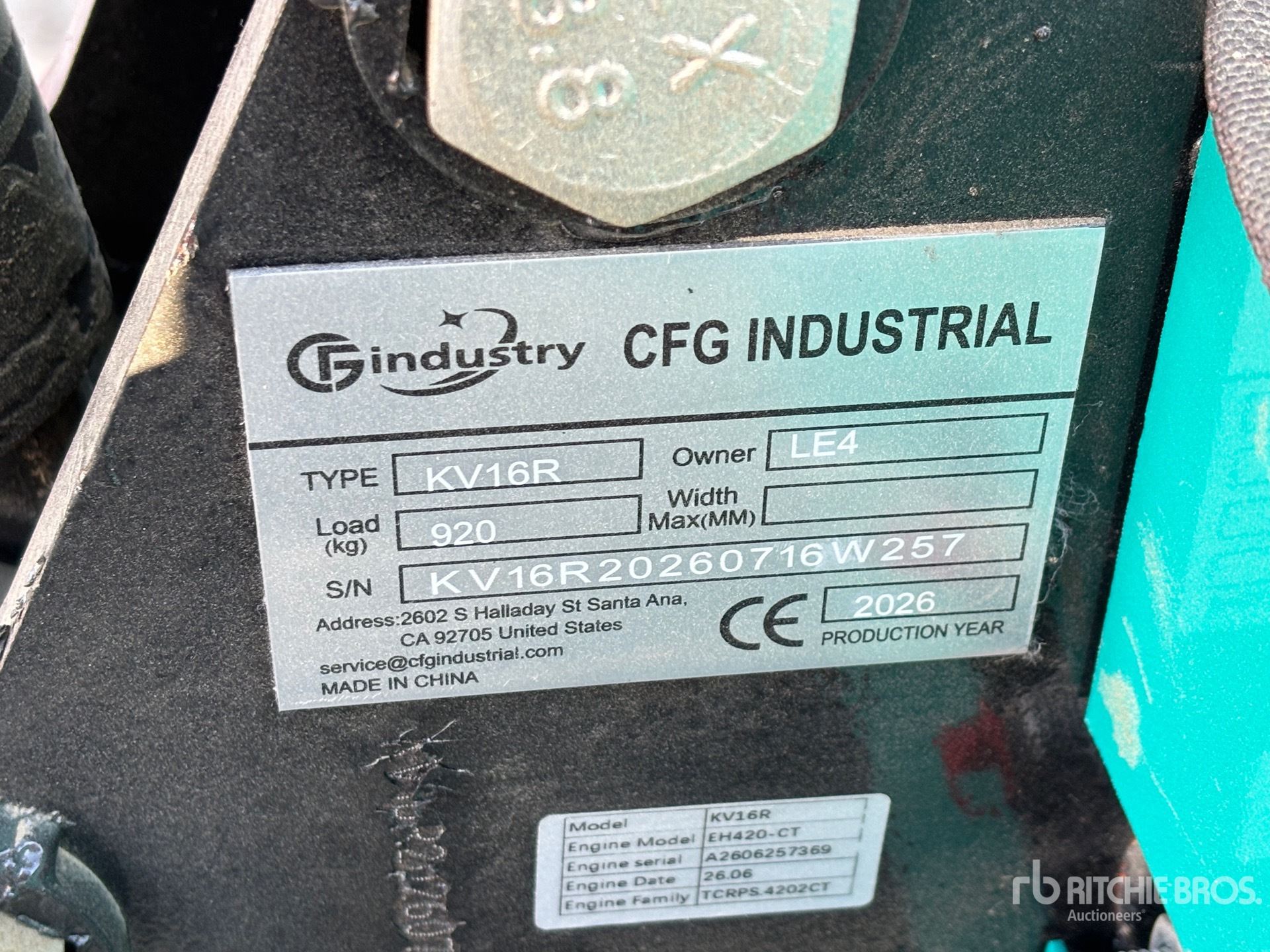 2026 CFG KV16R