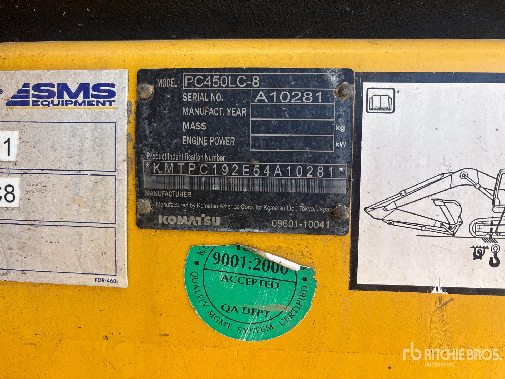 2011 Komatsu PC450LC-8