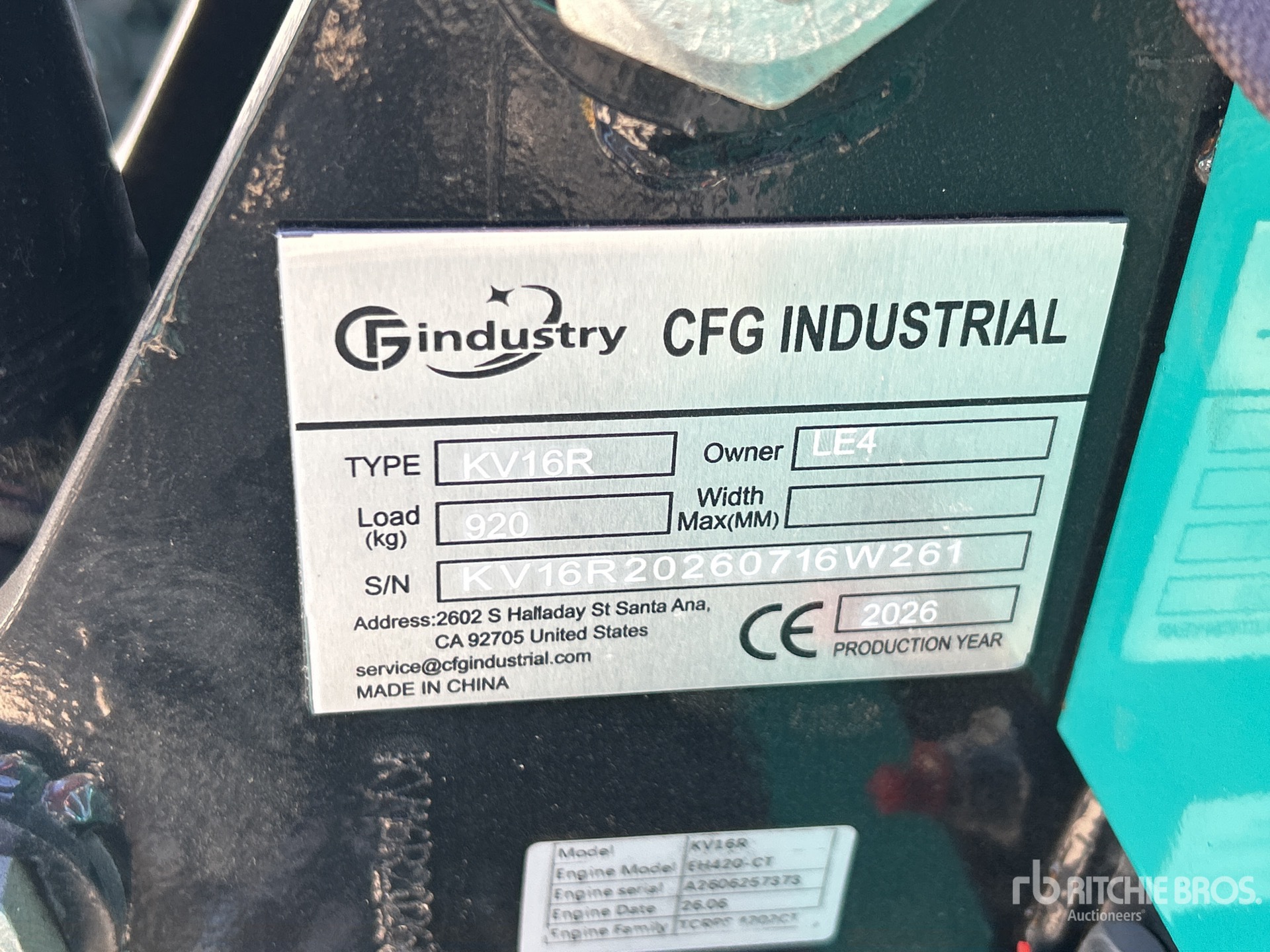 2026 CFG KV16R