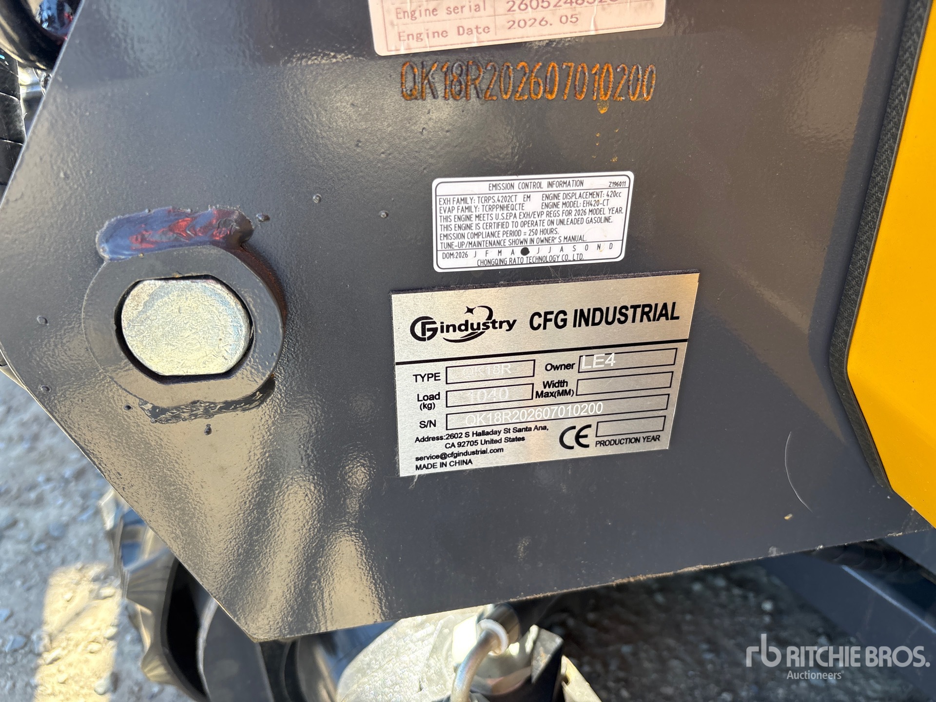 2026 CFG QK18R