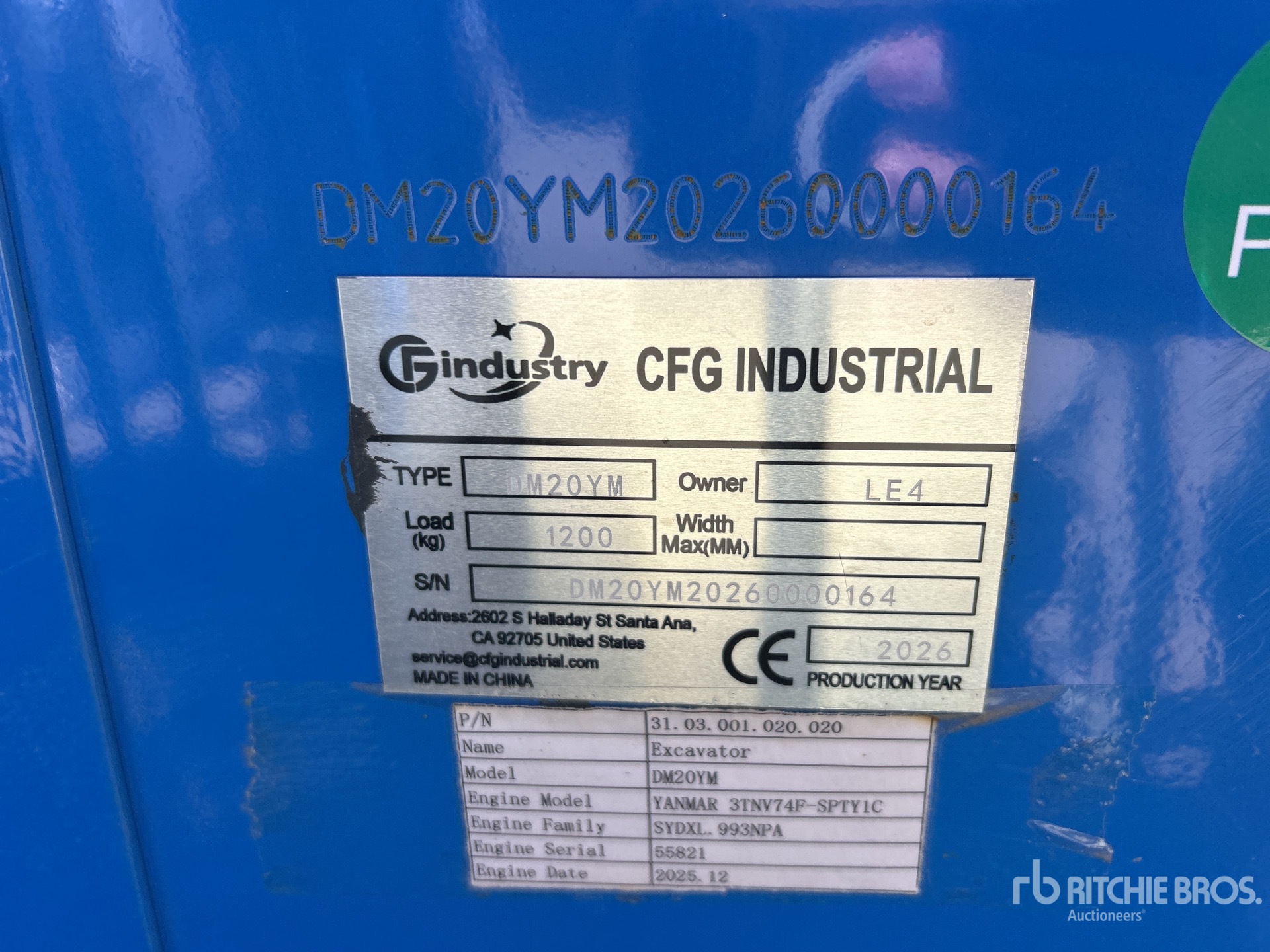 2026 CFG DM20YM