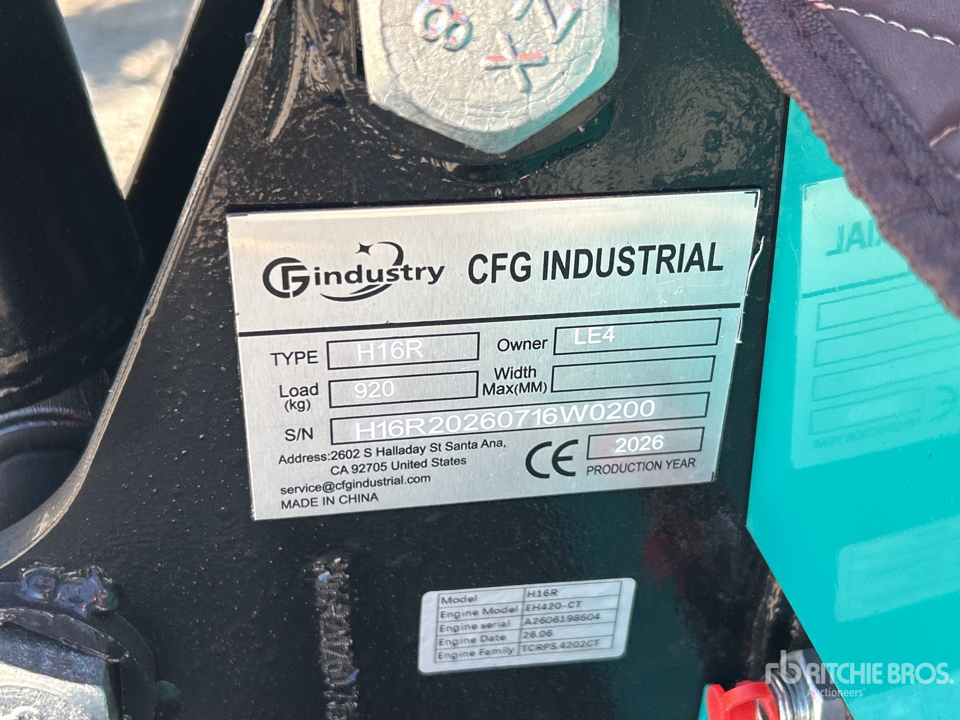2026 CFG H16R
