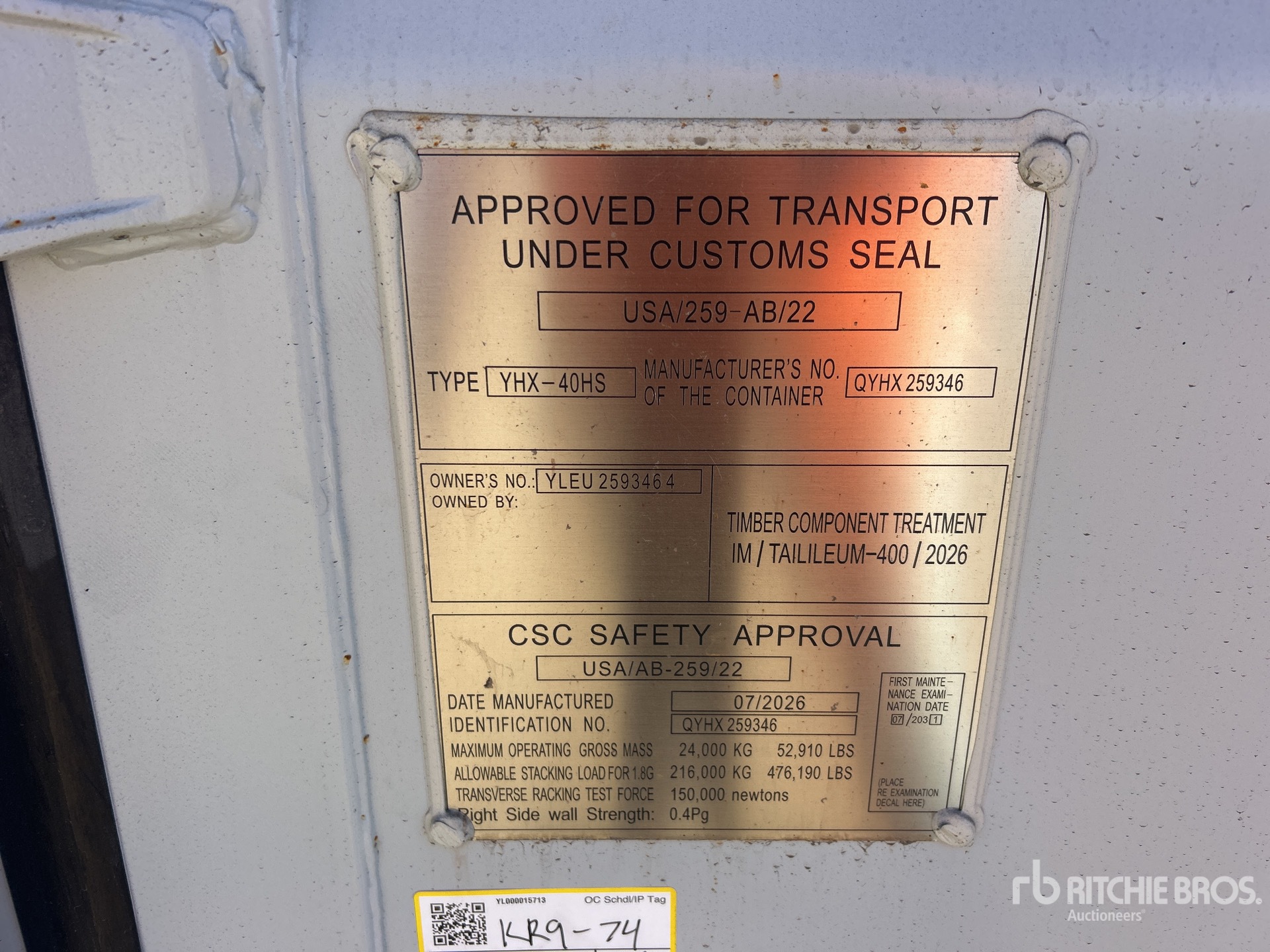 2026 CTN 40HQ