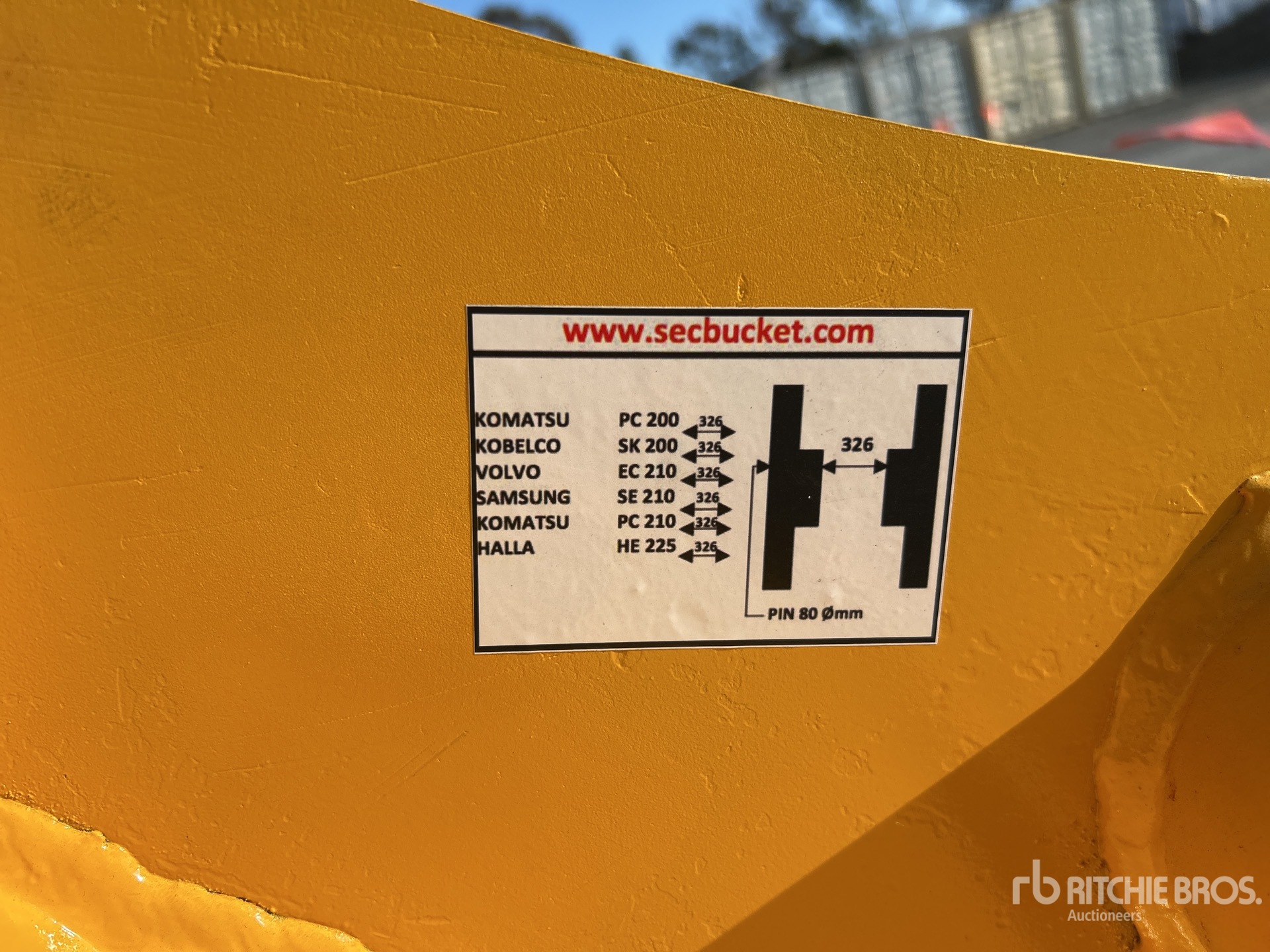2026 SEC 63 in. to fit Cat 320 skeleton (Un ...
