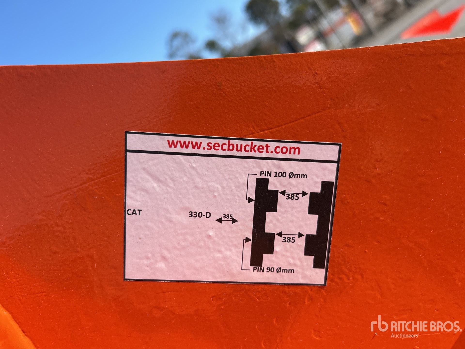 2026 SEC 68 in. to fit Cat 330D skeleton (U ...