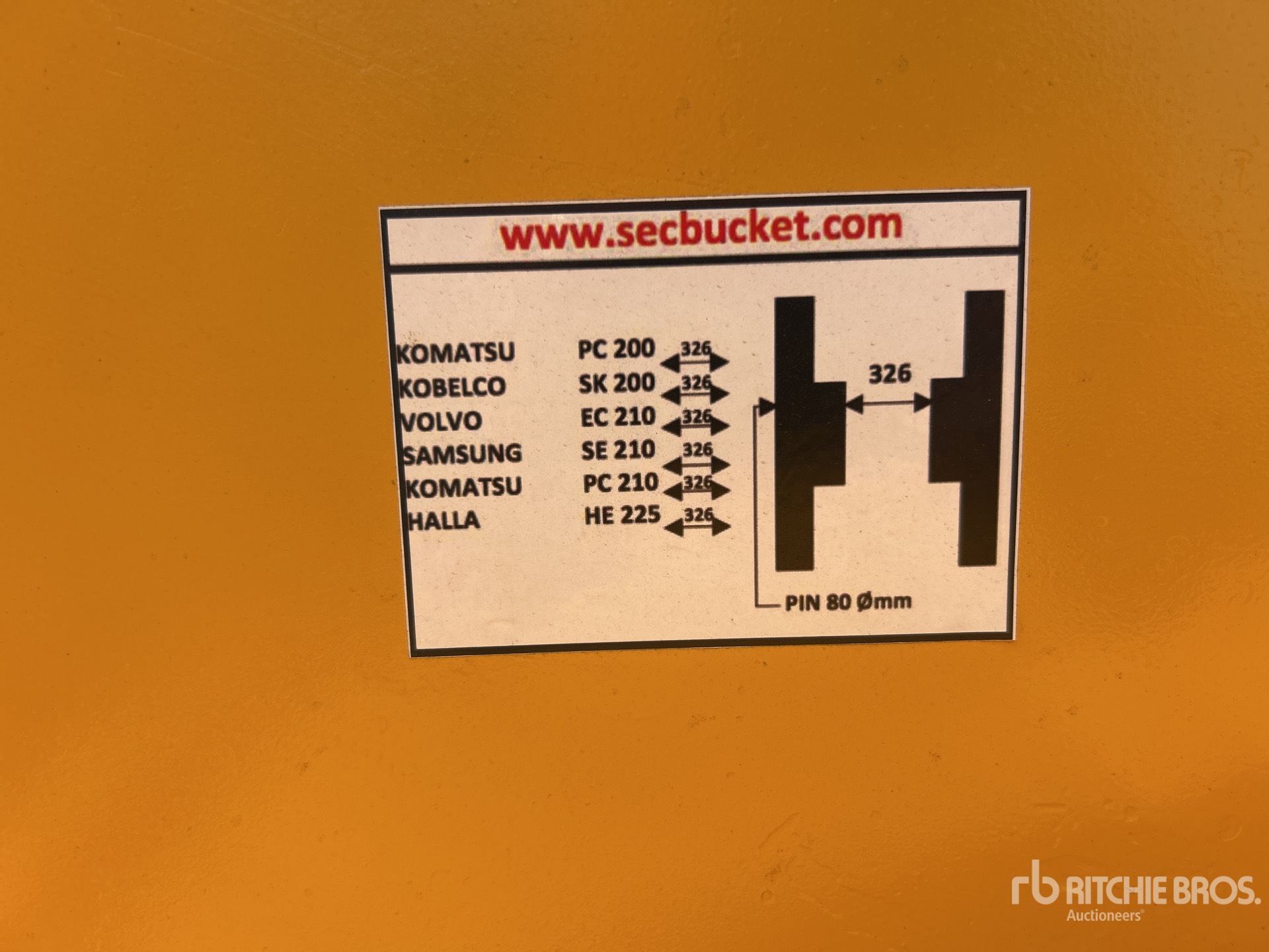 2026 SEC 58 in. to fit PC200 skeleton (Unused)