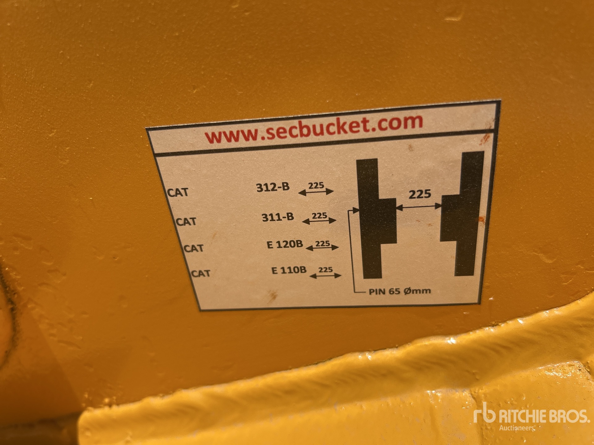 2026 SEC 68 in. to fit Cat 312 ditching (Un ...