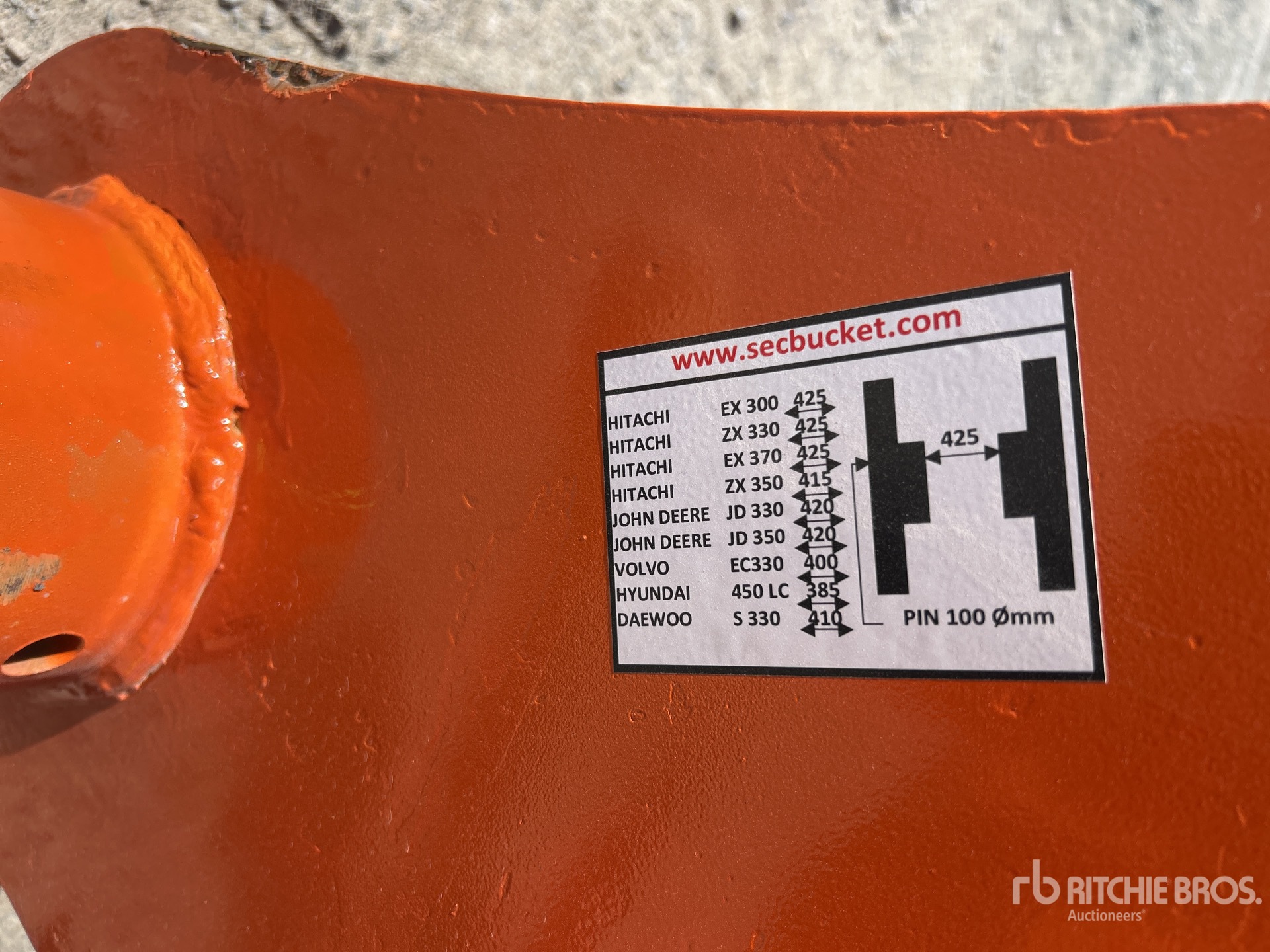 2026 SEC 72 in. to fit ZX330 (Unused)