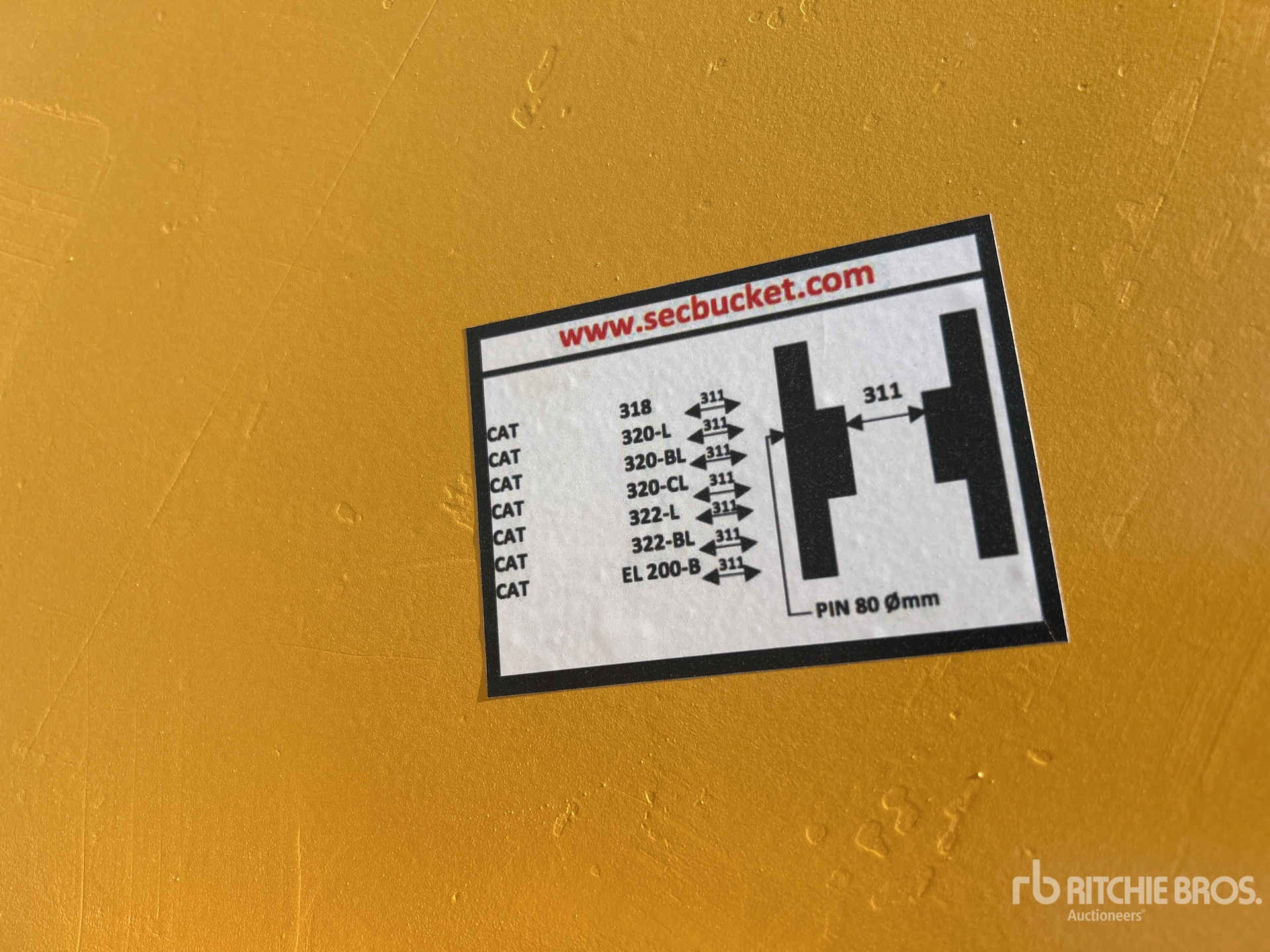 2026 SEC 60 in. to fit Cat 320 (Unused)