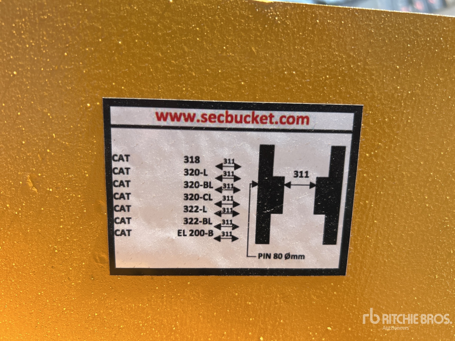 2026 SEC 24 in. to fit Cat 320 digging (Unused)