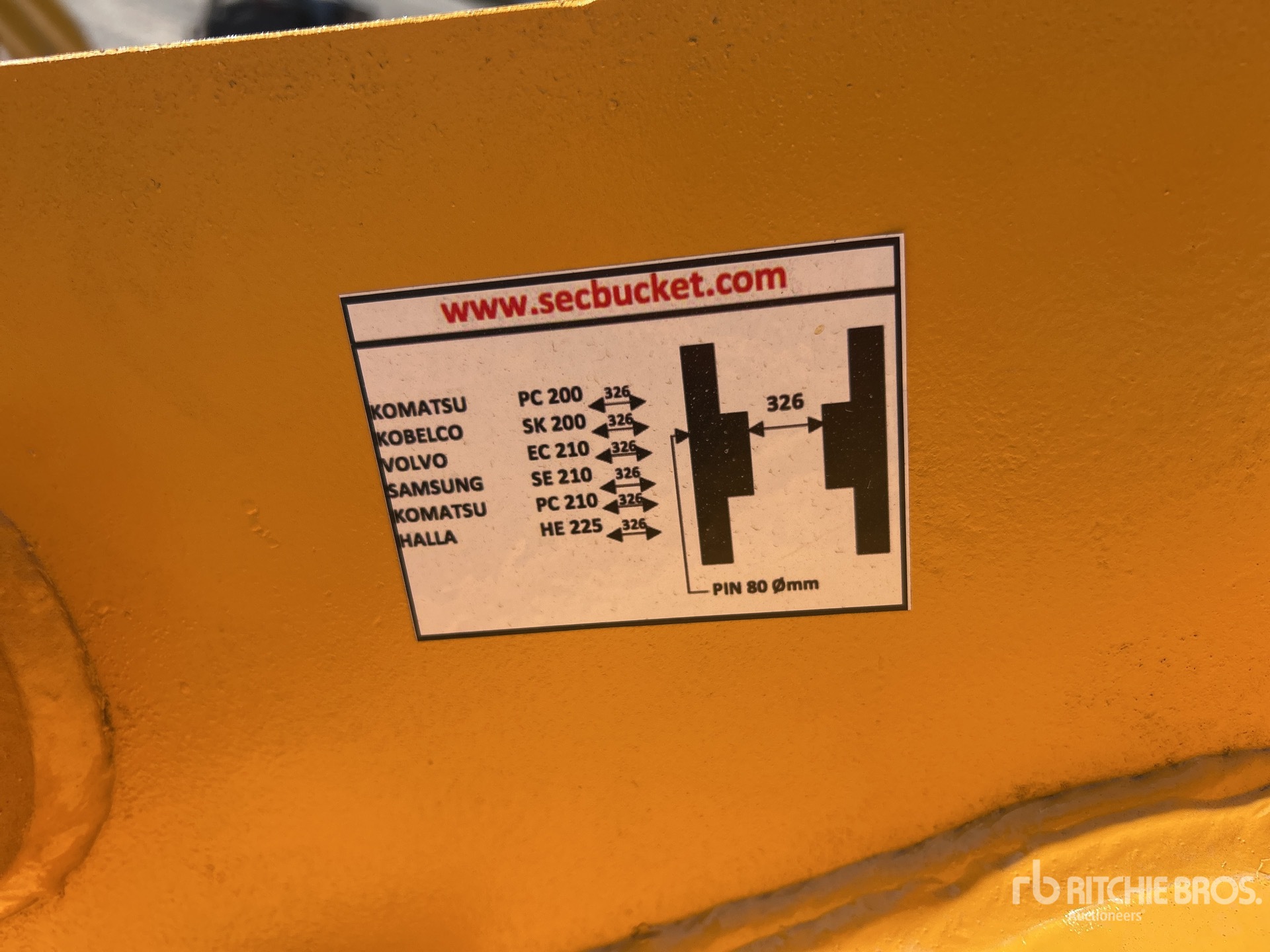 2026 SEC 36 in. to fit PC200 digging (Unused)