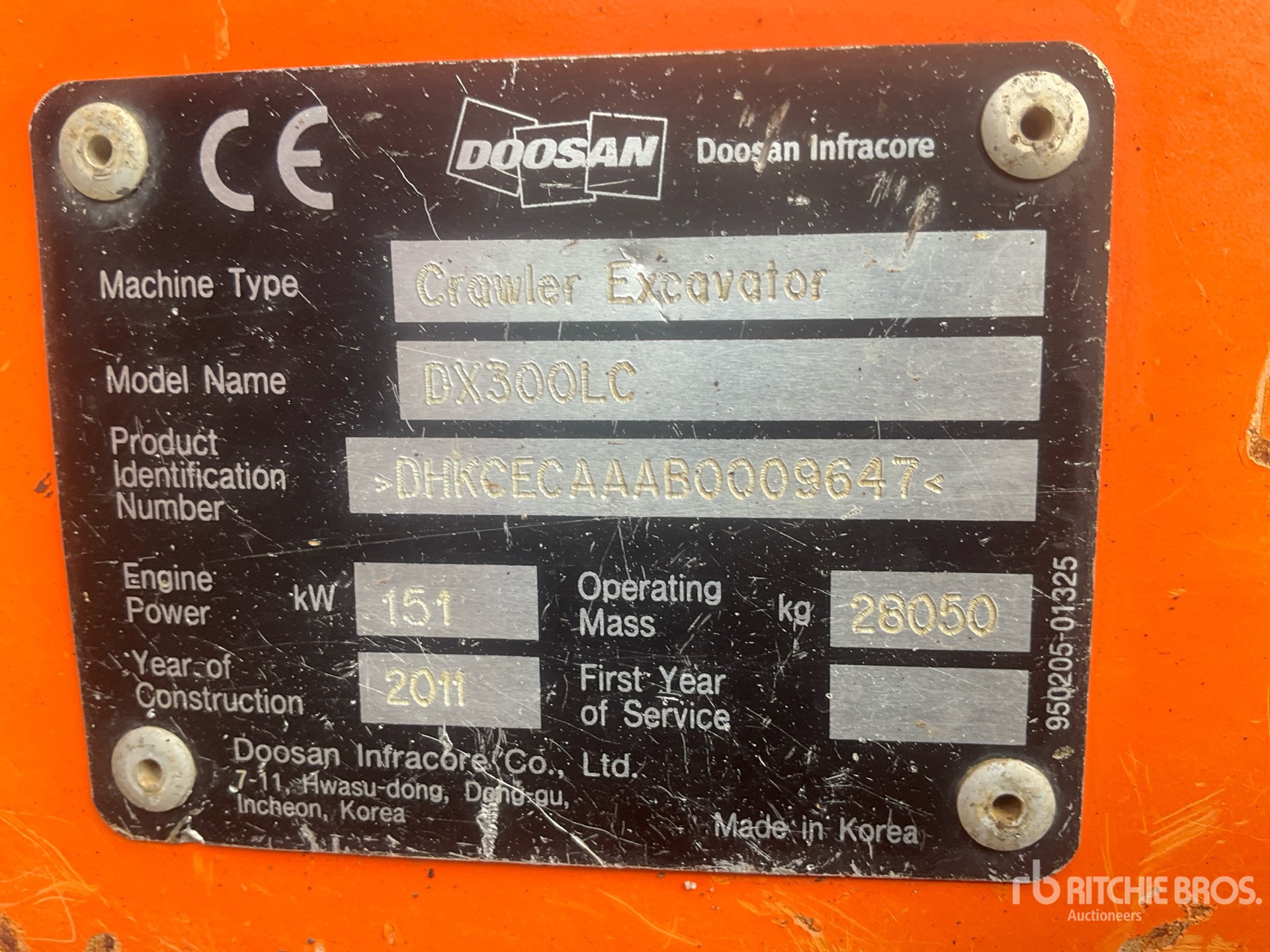 2011 Doosan DX300LC