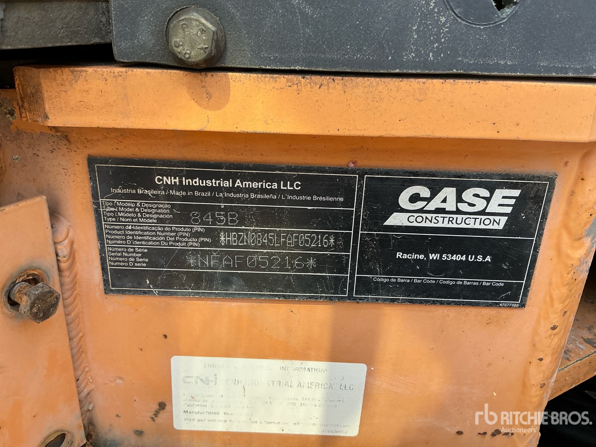 2015 Case 845 B