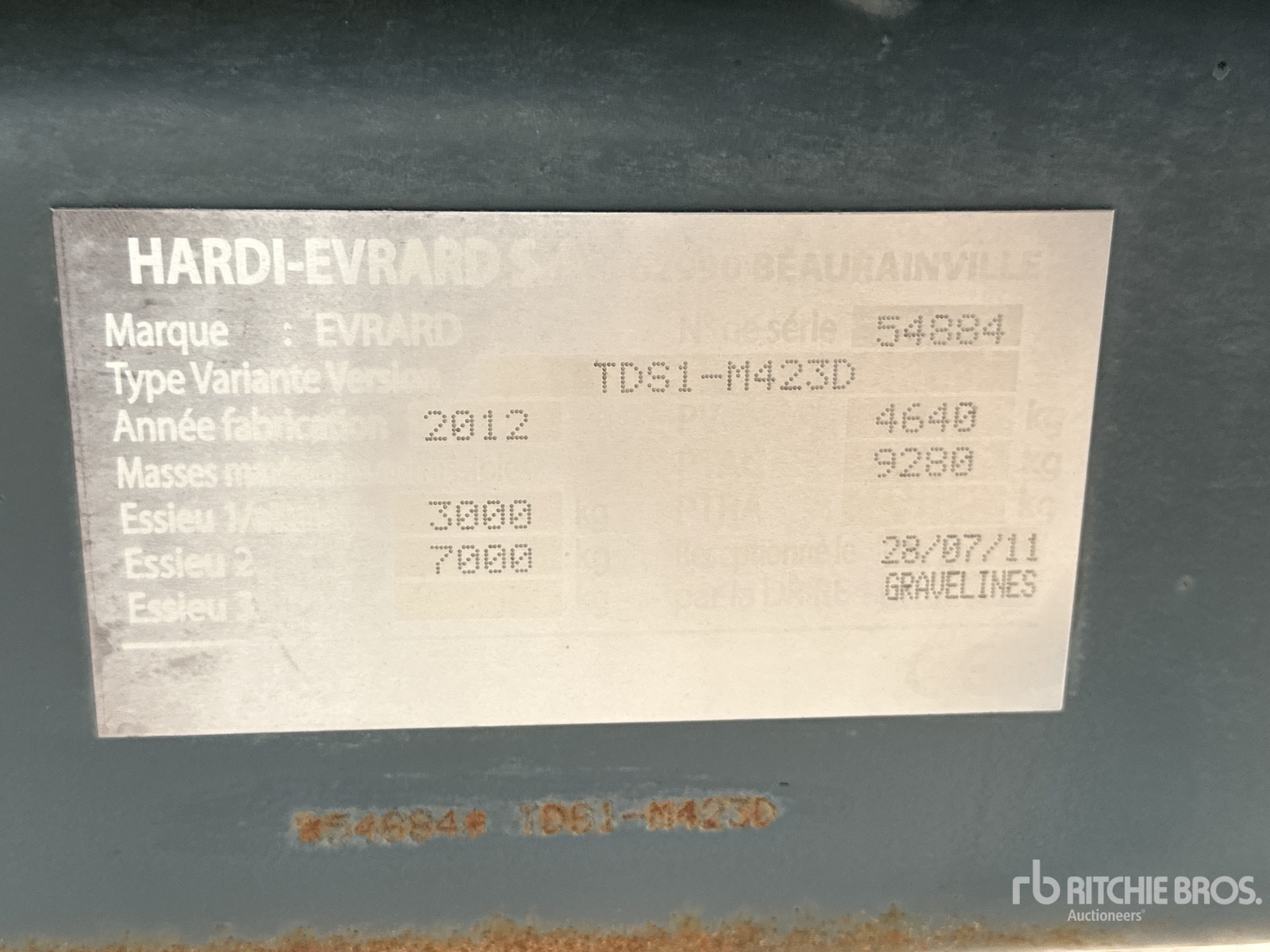 2012 Evrard METEOR 4200