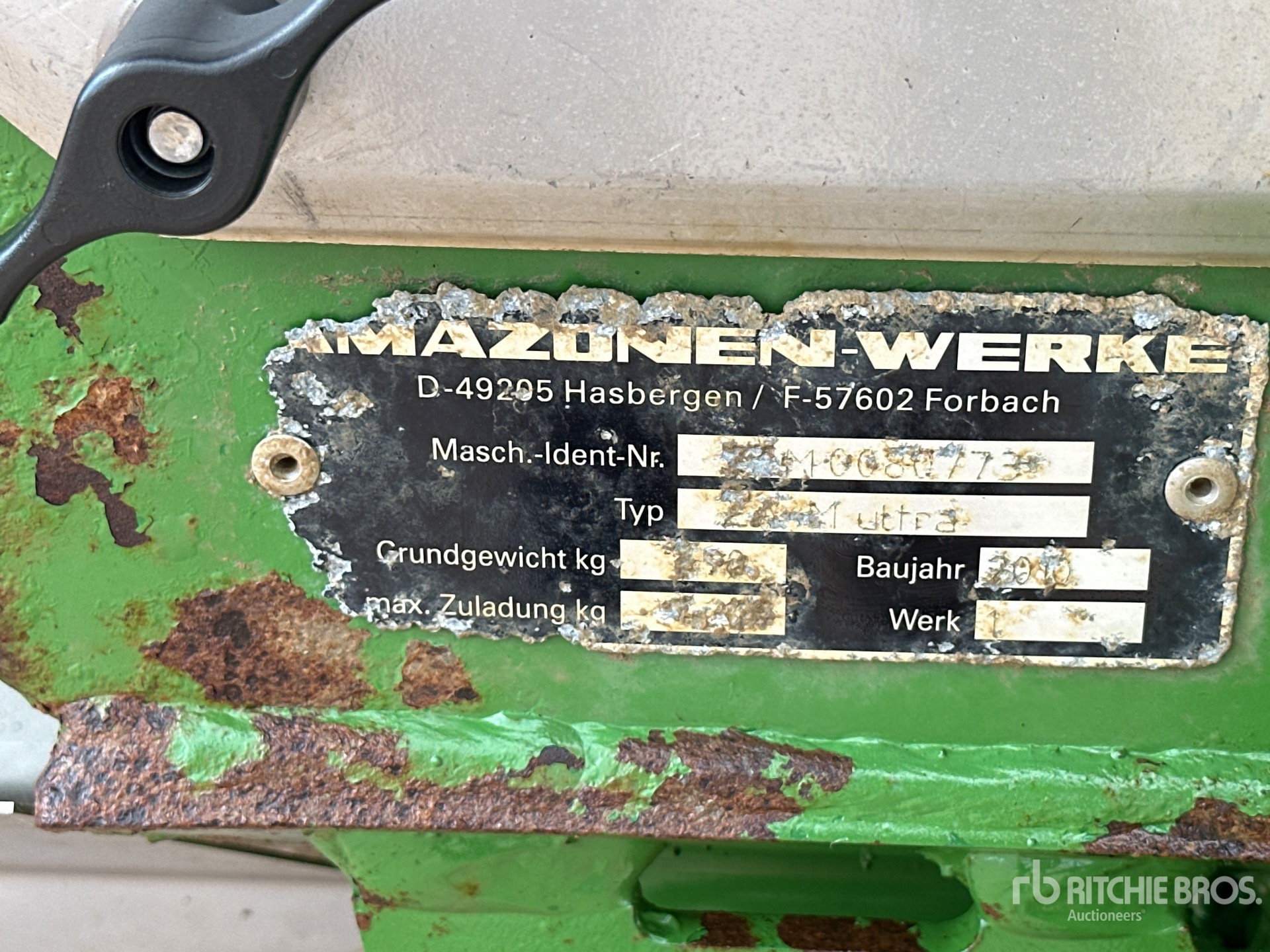 2008 Amazone ZAM ULTRA 3000