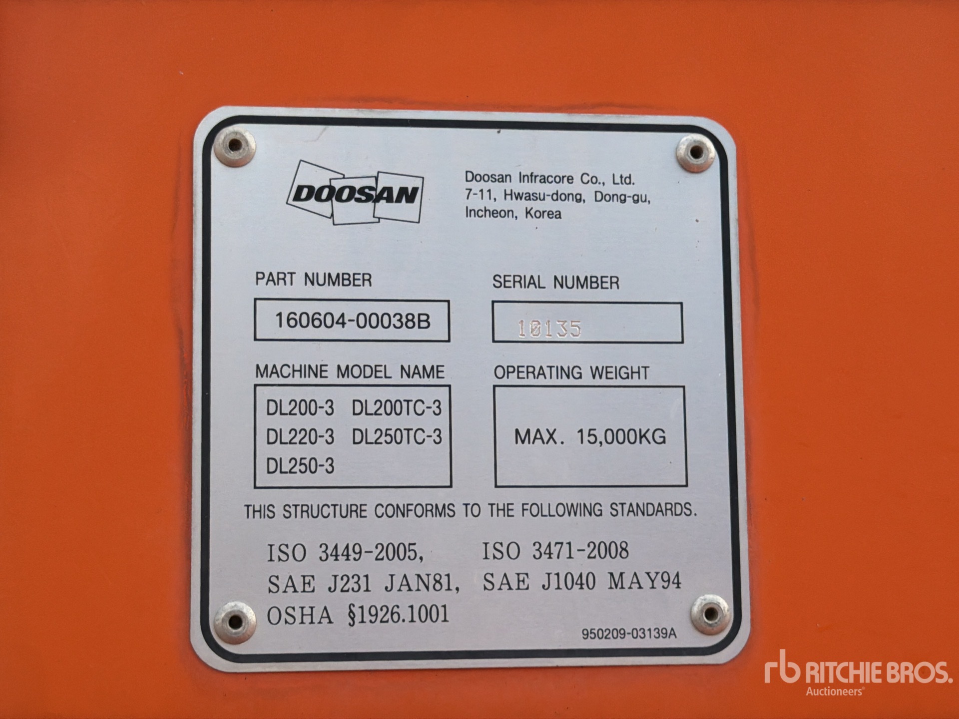 2014 Doosan DL200-3