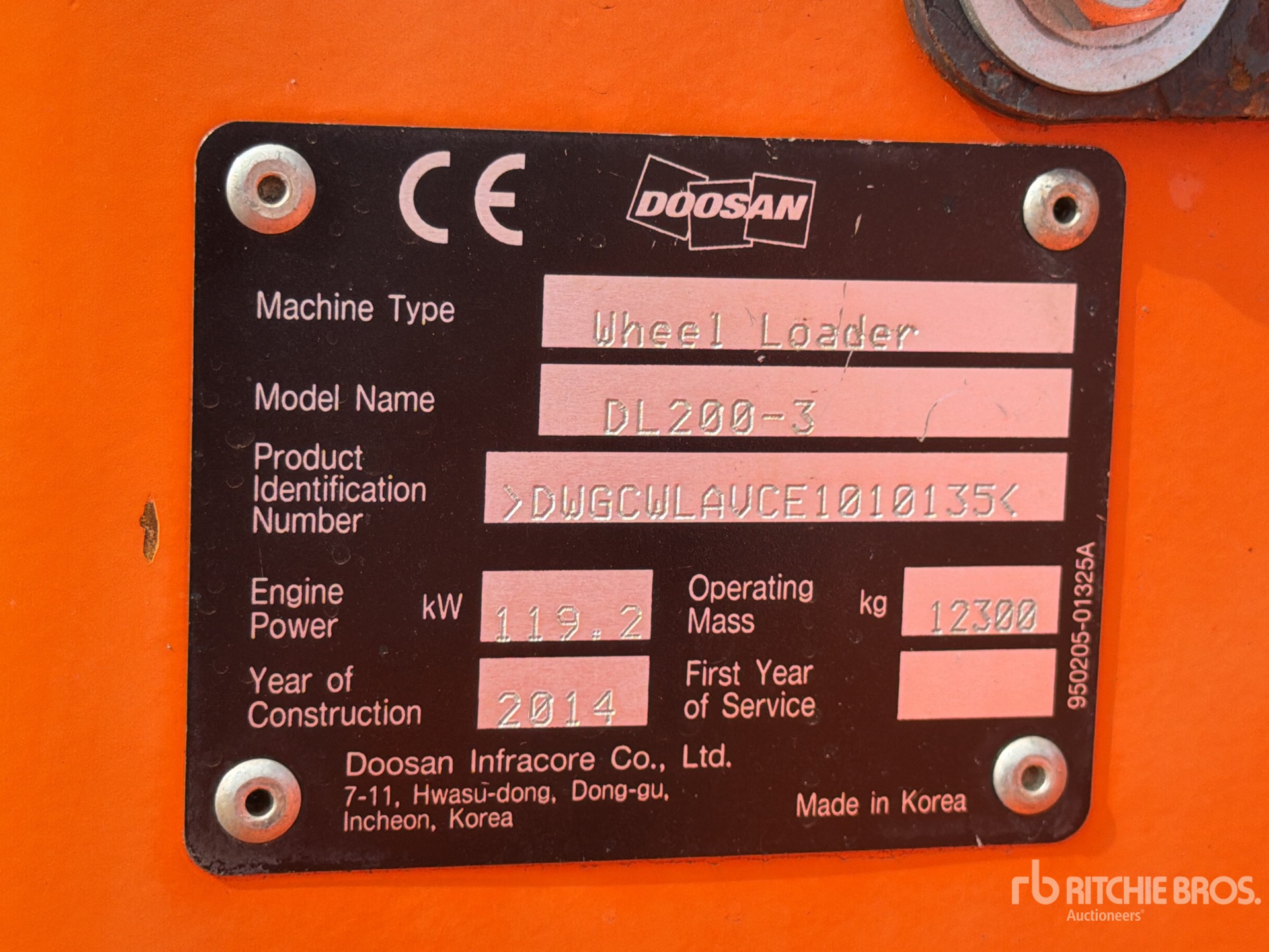 2014 Doosan DL200-3