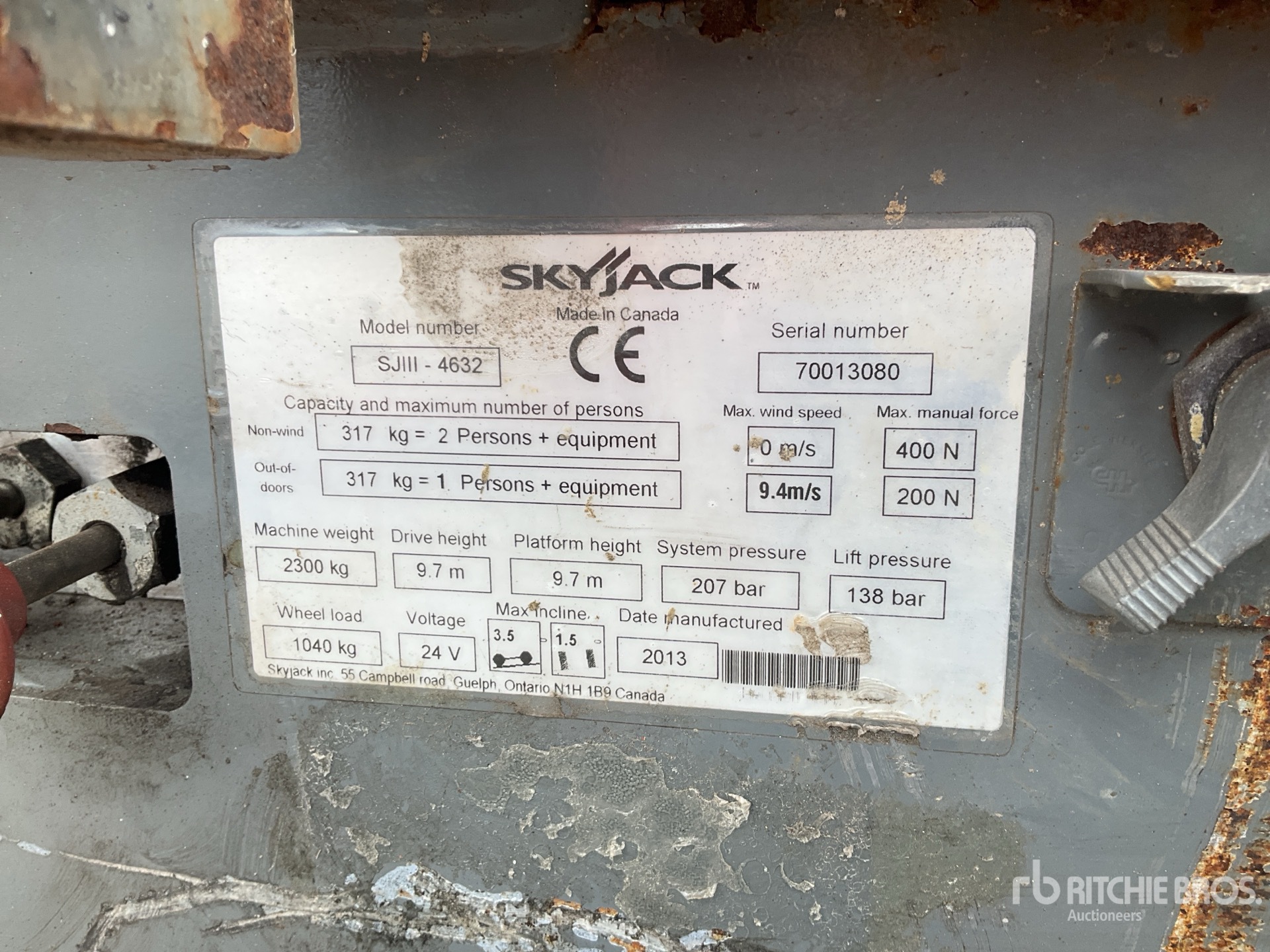2013 Skyjack SJIII4632