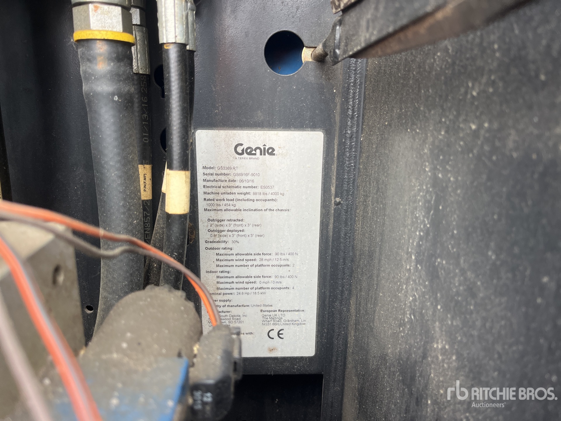 2016 Genie GS-3369RT