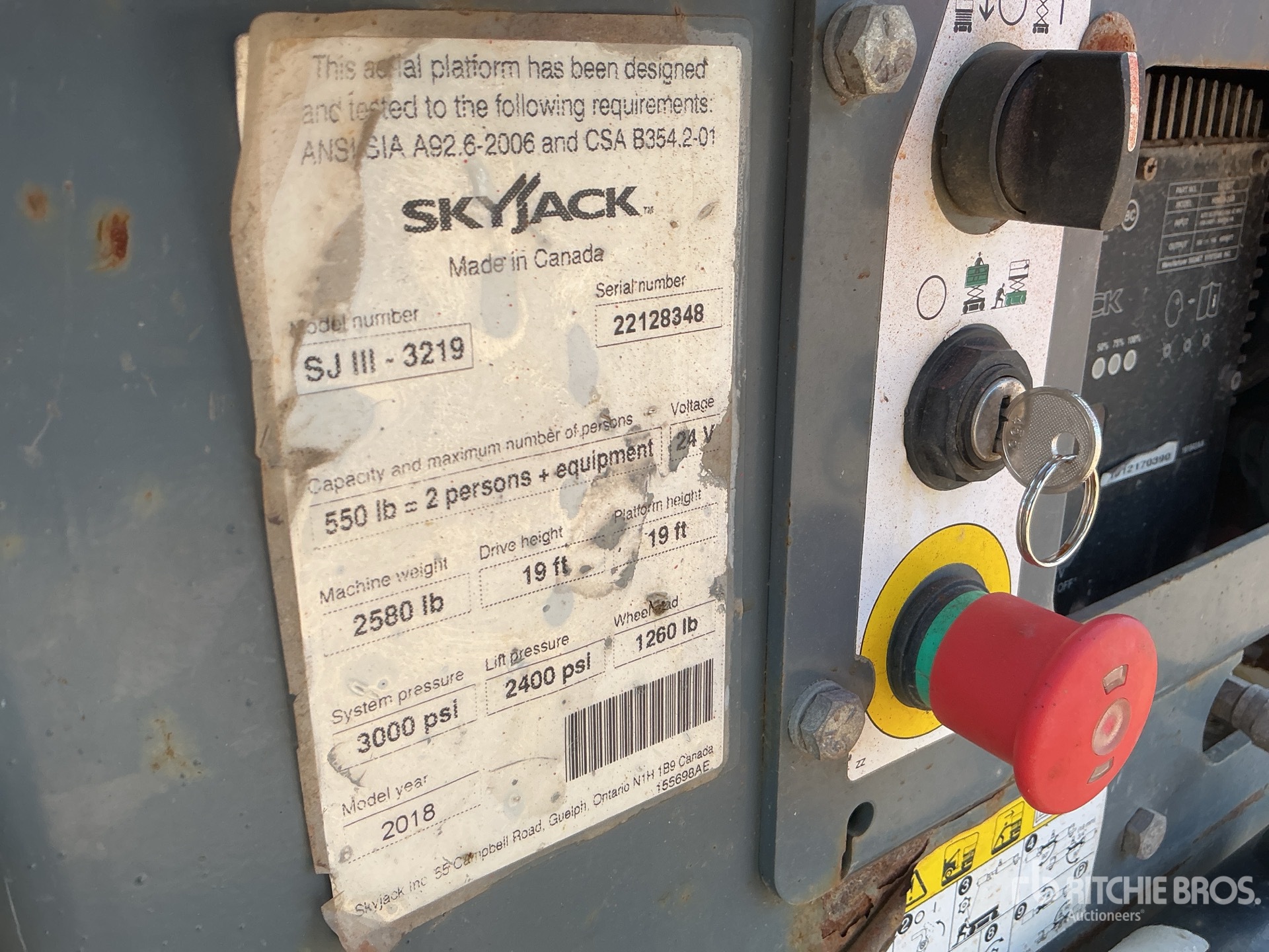 2018 Skyjack SJIII-3219
