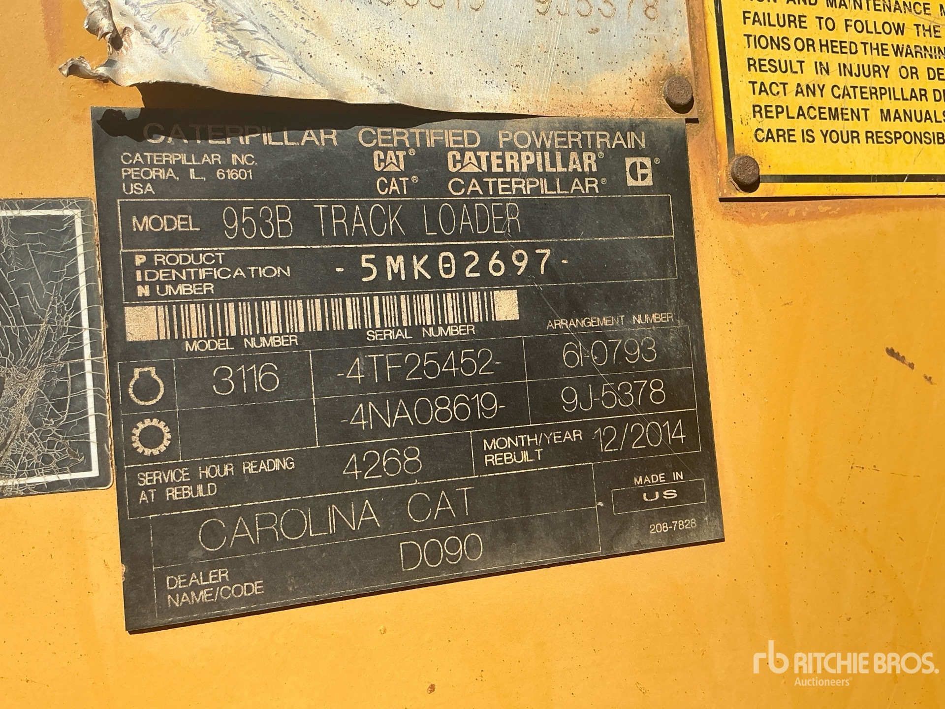 1996 Caterpillar 953B