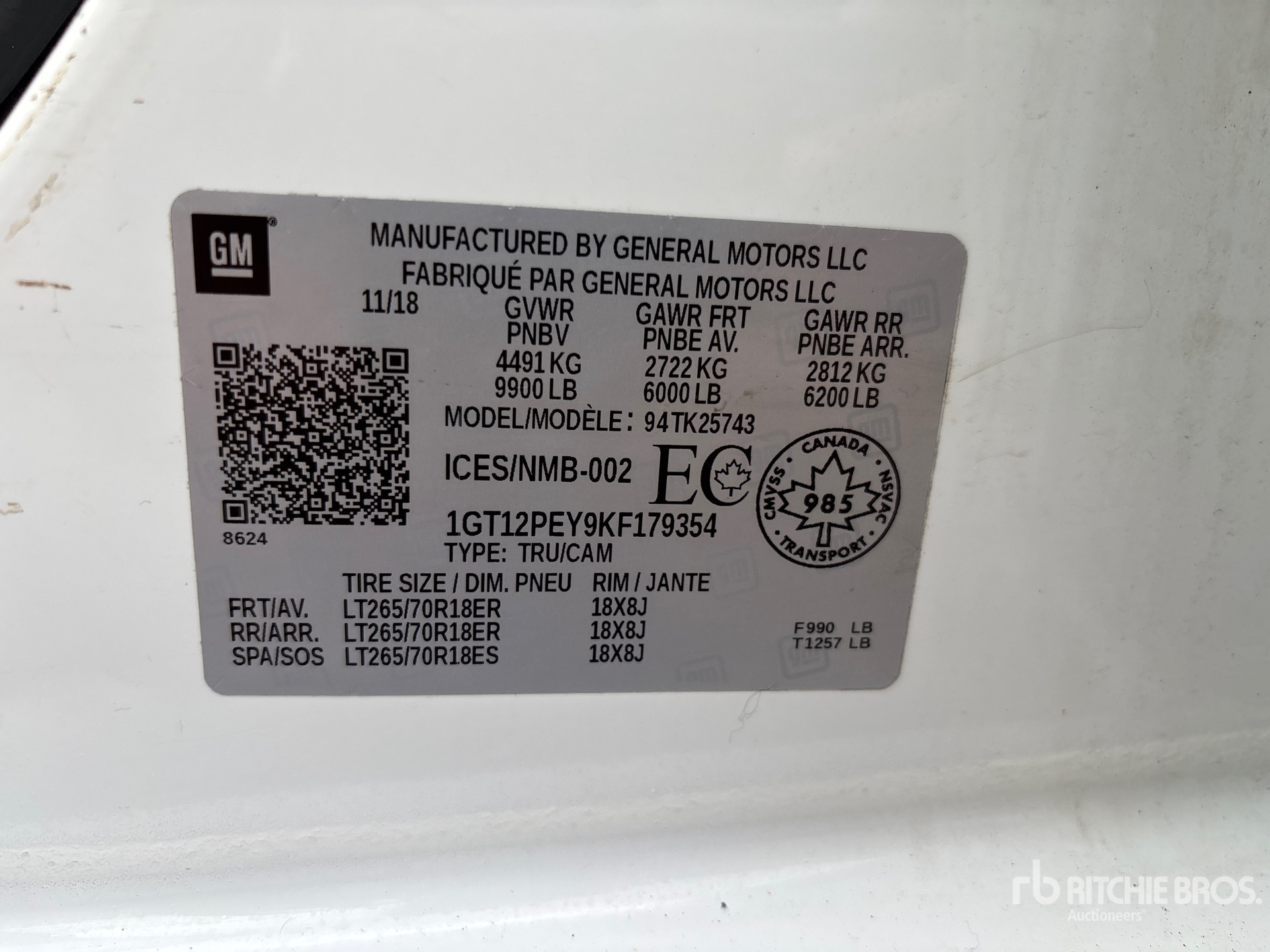 2019 GMC SIERRA 2500