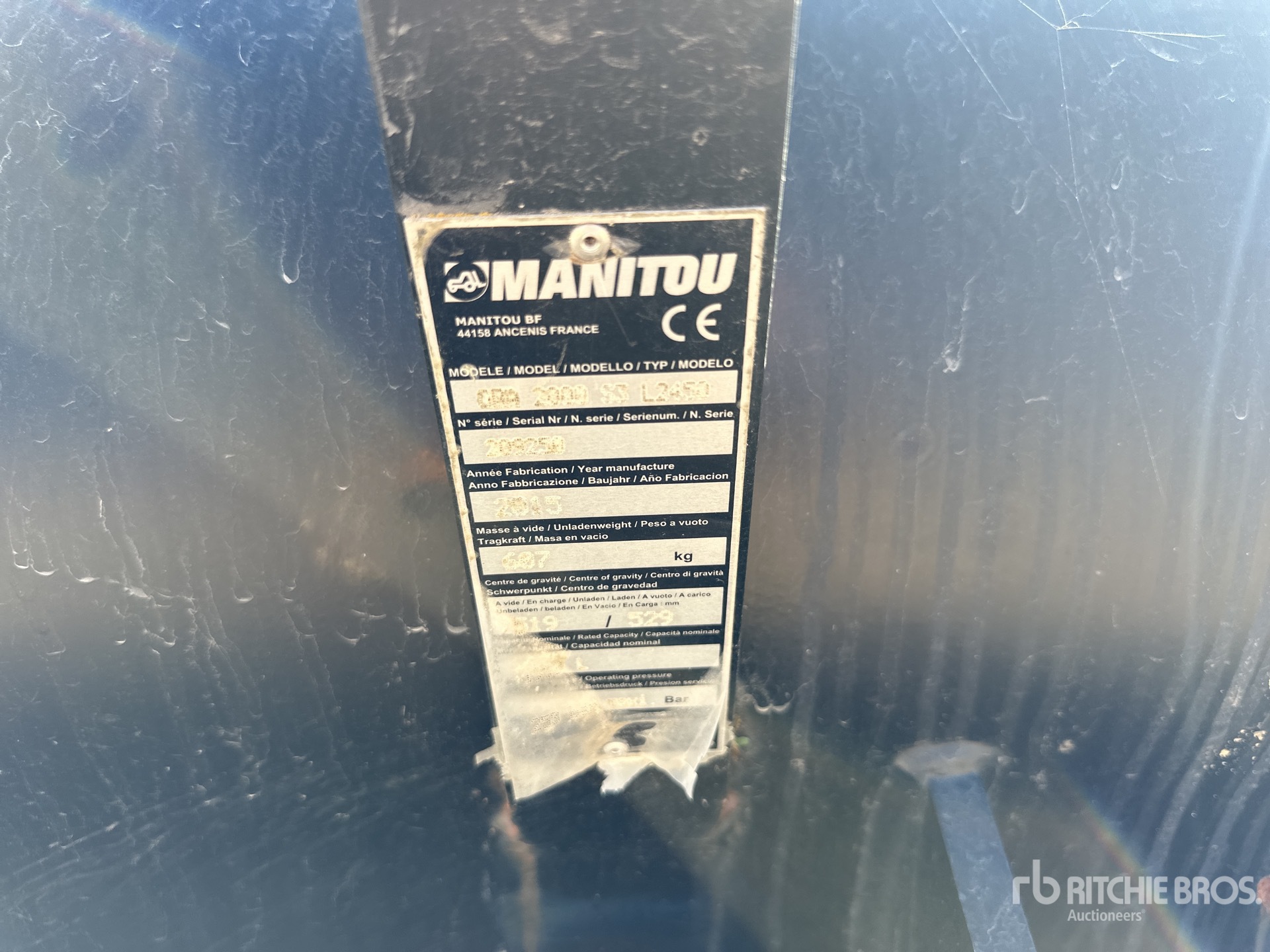 2015 Manitou 2450 MM GODET