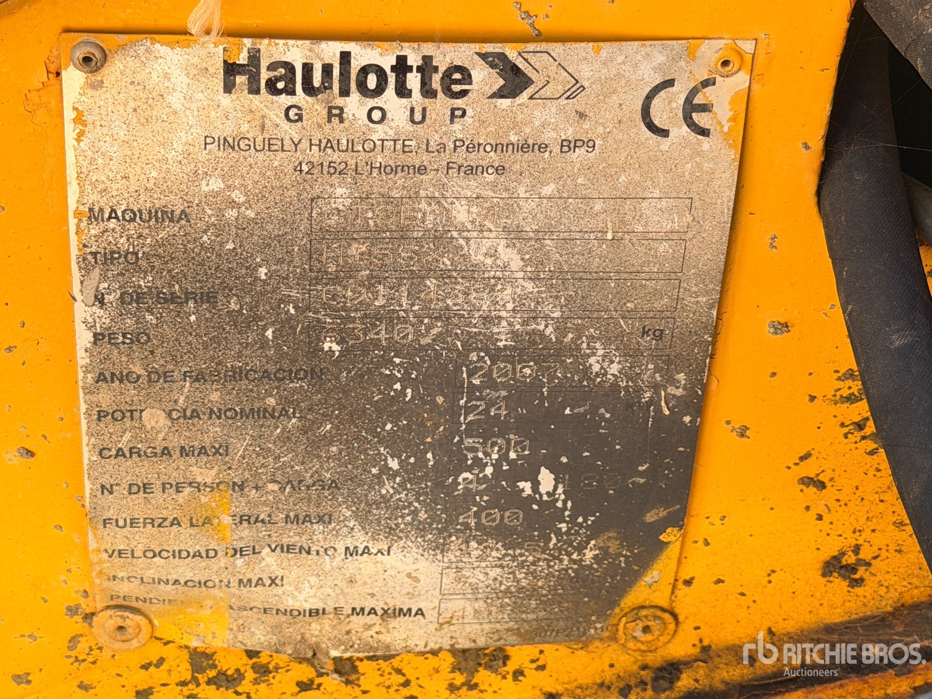 2007 Haulotte H15SX