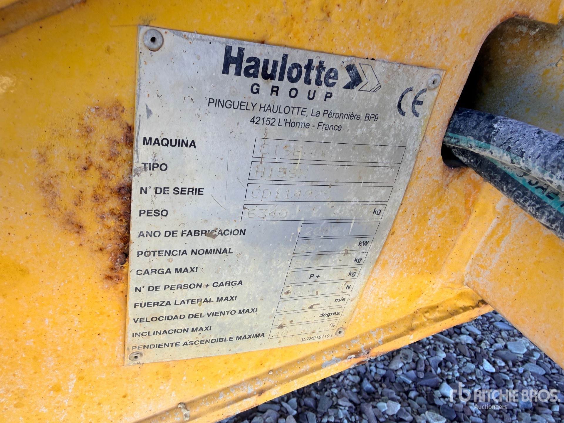 2008 Haulotte H15SX