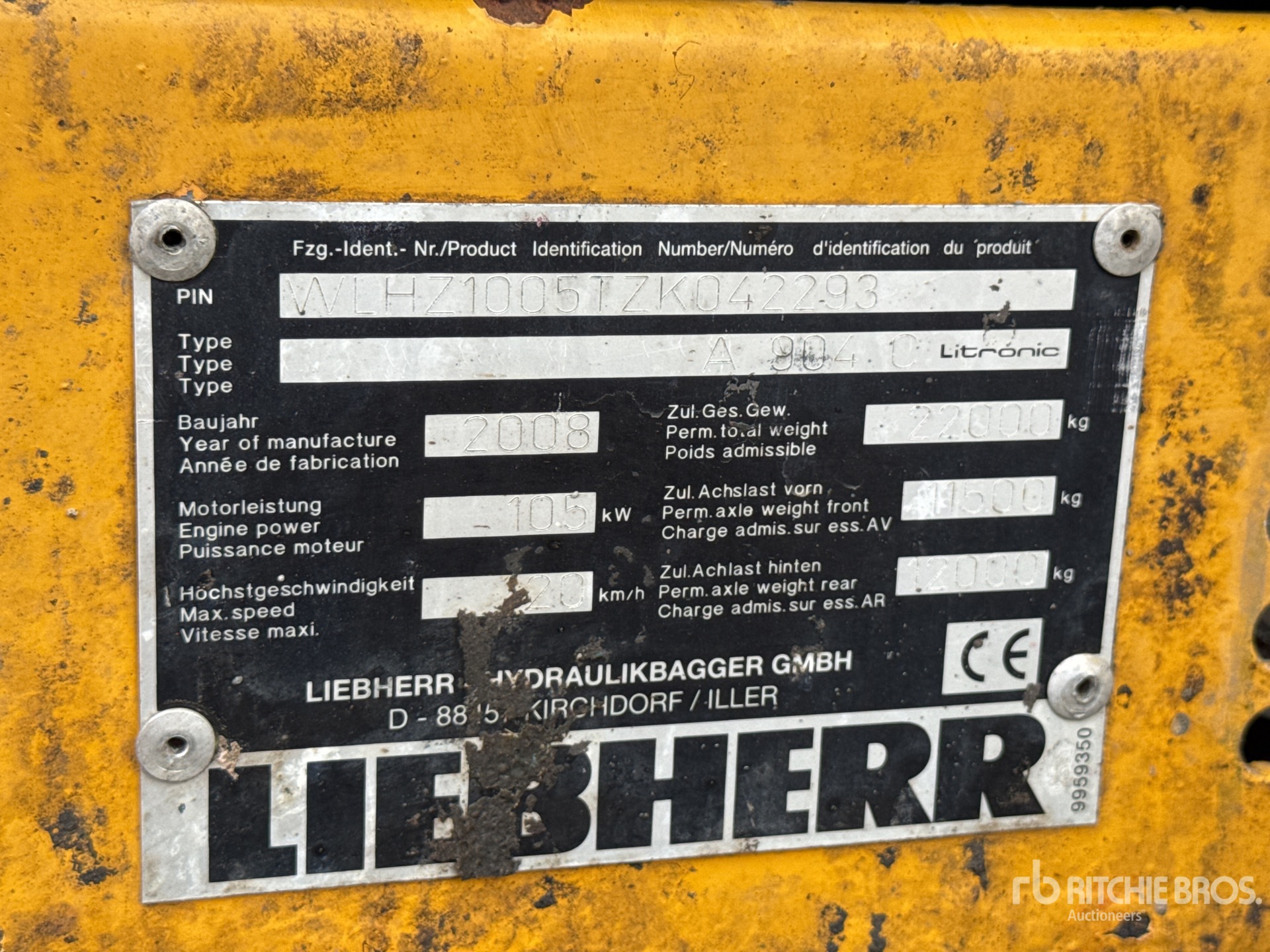 2008 Liebherr A904 C L