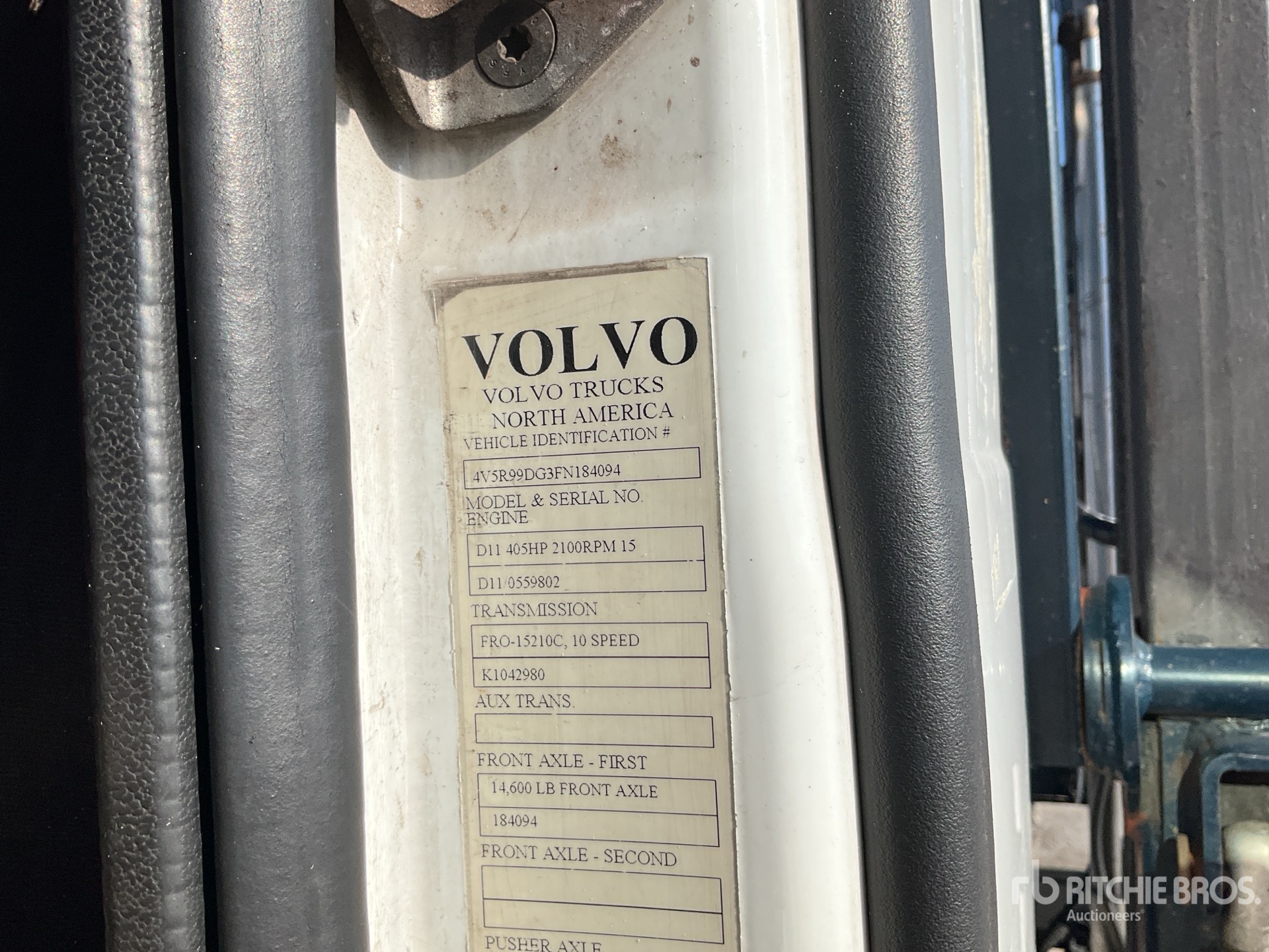 2015 Volvo VAH