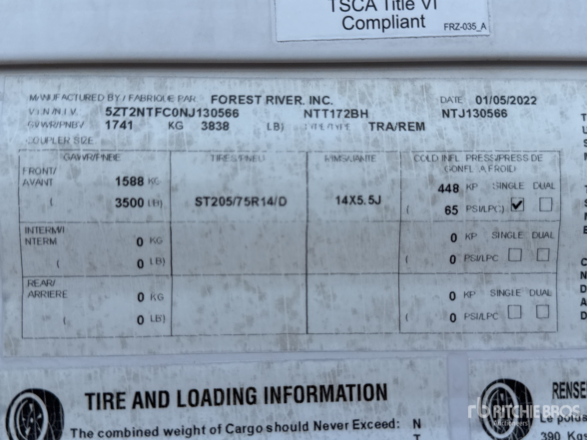 2022 Forest River INDEPENDENCE TR