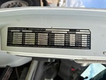 General Appearance with Motor Vehicle Safety Standards Label