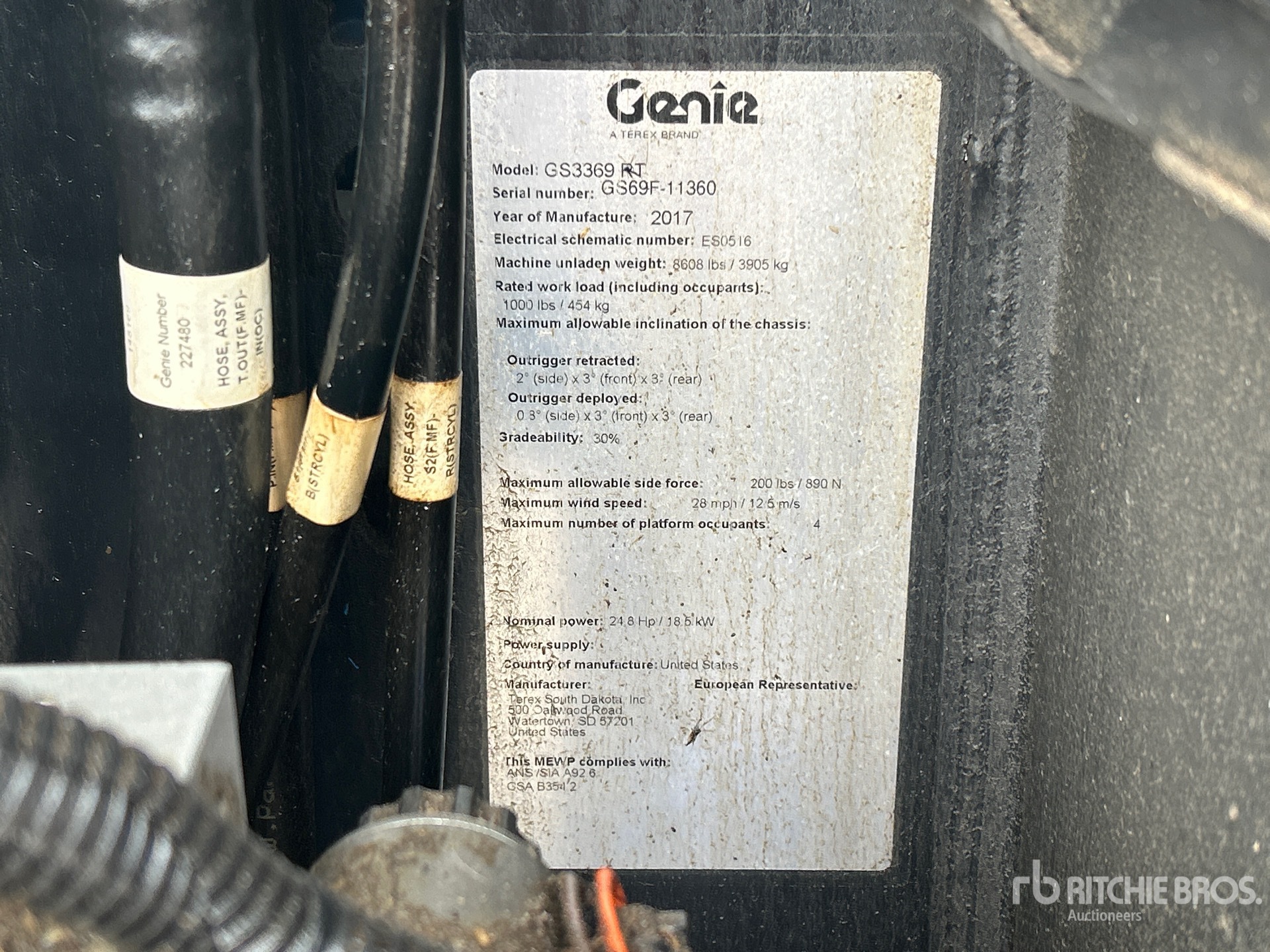 2017 Genie GS-3369RT