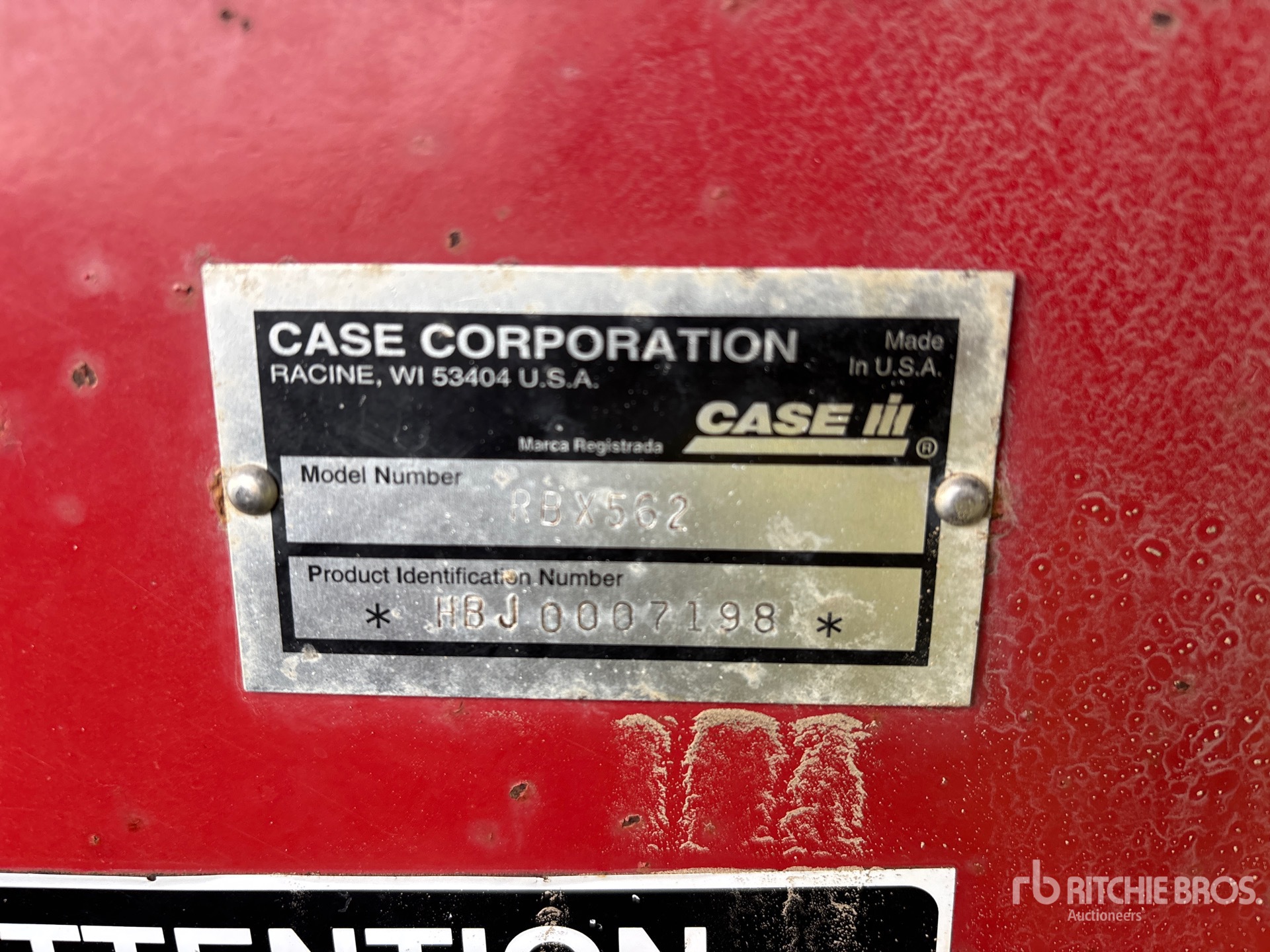 Case Ih RBX562