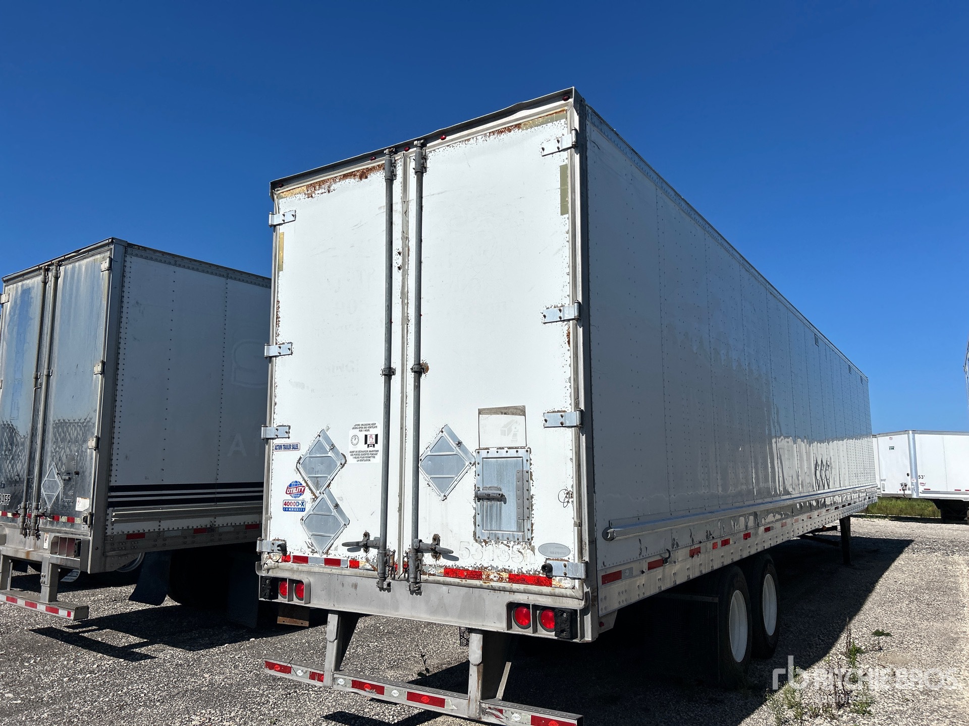 2012 Utility 53 ft x 102 in T/A