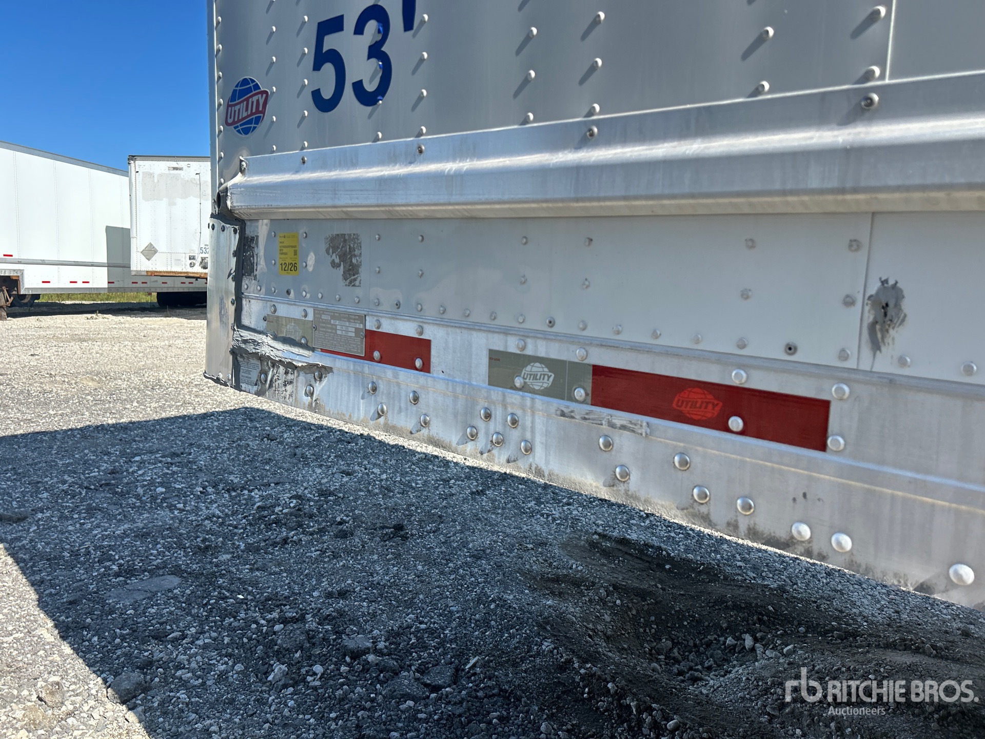 2012 Utility 53 ft x 102 in T/A