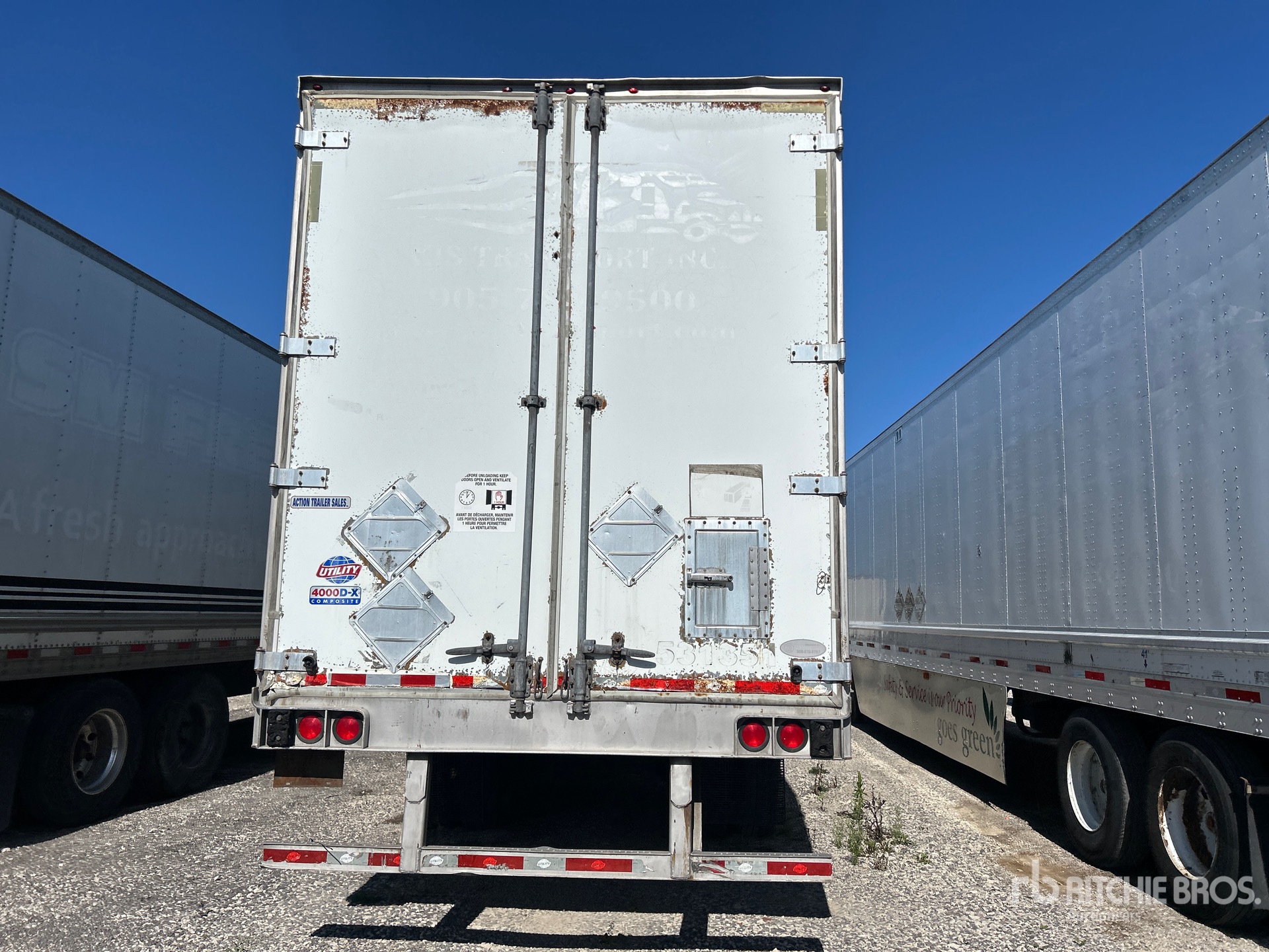 2012 Utility 53 ft x 102 in T/A