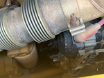 Engine with A/C Compressor