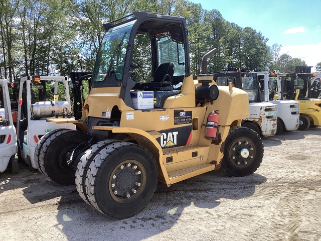 2015 Cat DP100N1 21100 lb 4x2 Rough Terrain Forklift