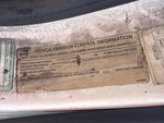 General Appearance with Motor Vehicle Safety Standards Label