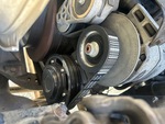 Engine with A/C Compressor