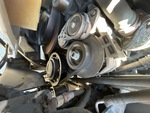 Engine with A/C Compressor