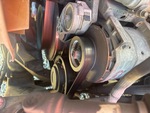 Engine with A/C Compressor