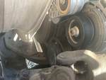 Engine with A/C Compressor