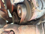 Engine with A/C Compressor