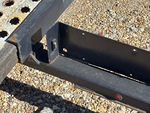 Trailer Chassis with License Plate Light Functional