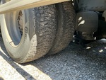 Underbody with Left Front Drive Tires